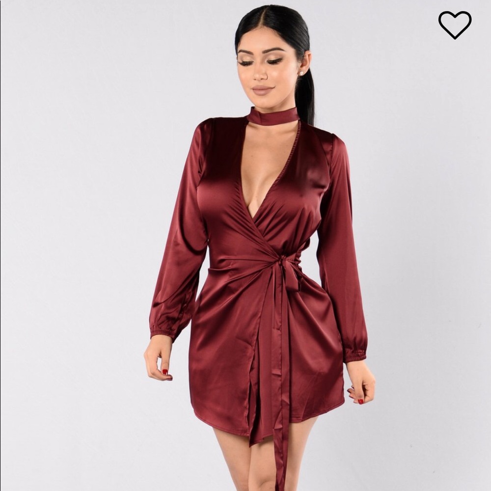 Fashion Nova Sexy Satin Dress